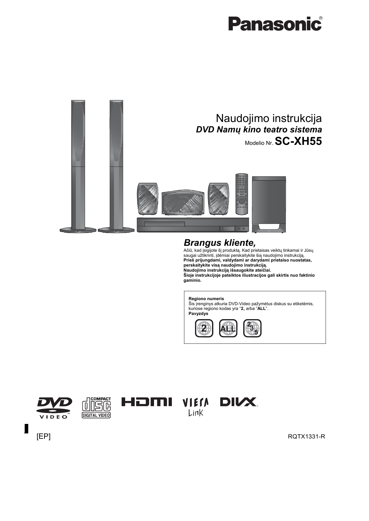 Panasonic Scxh55 Operating Instructions Manualzz