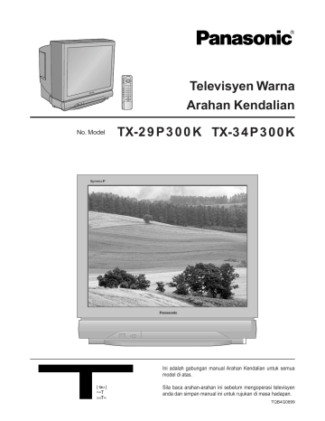 Panasonic Tx29p300k Arahan Operasi Manualzz