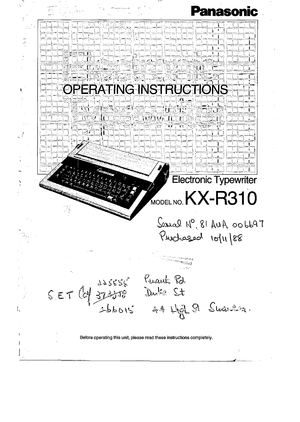 Correction Tape Value Pack Panasonic KXR190 3 Pack Typewriter Ribbon Cartridge 