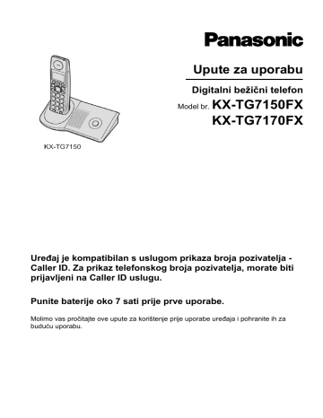 Panasonic Kxtg7170fx Kxtg7150fx Operating Instructions Manualzz