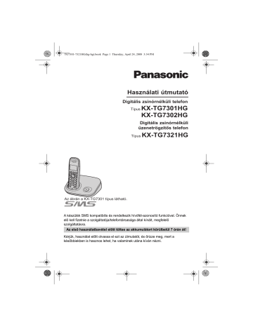 Panasonic KXTG7301HG Használati utasítások | Manualzz