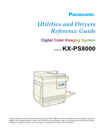 Panasonic KXPS8000 Operating Instructions | Manualzz