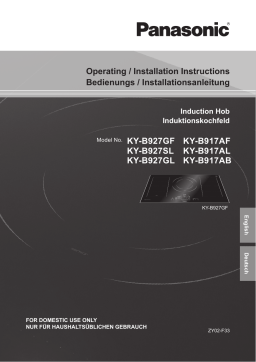 Panasonic KYB927GLEPG Operating Instructions