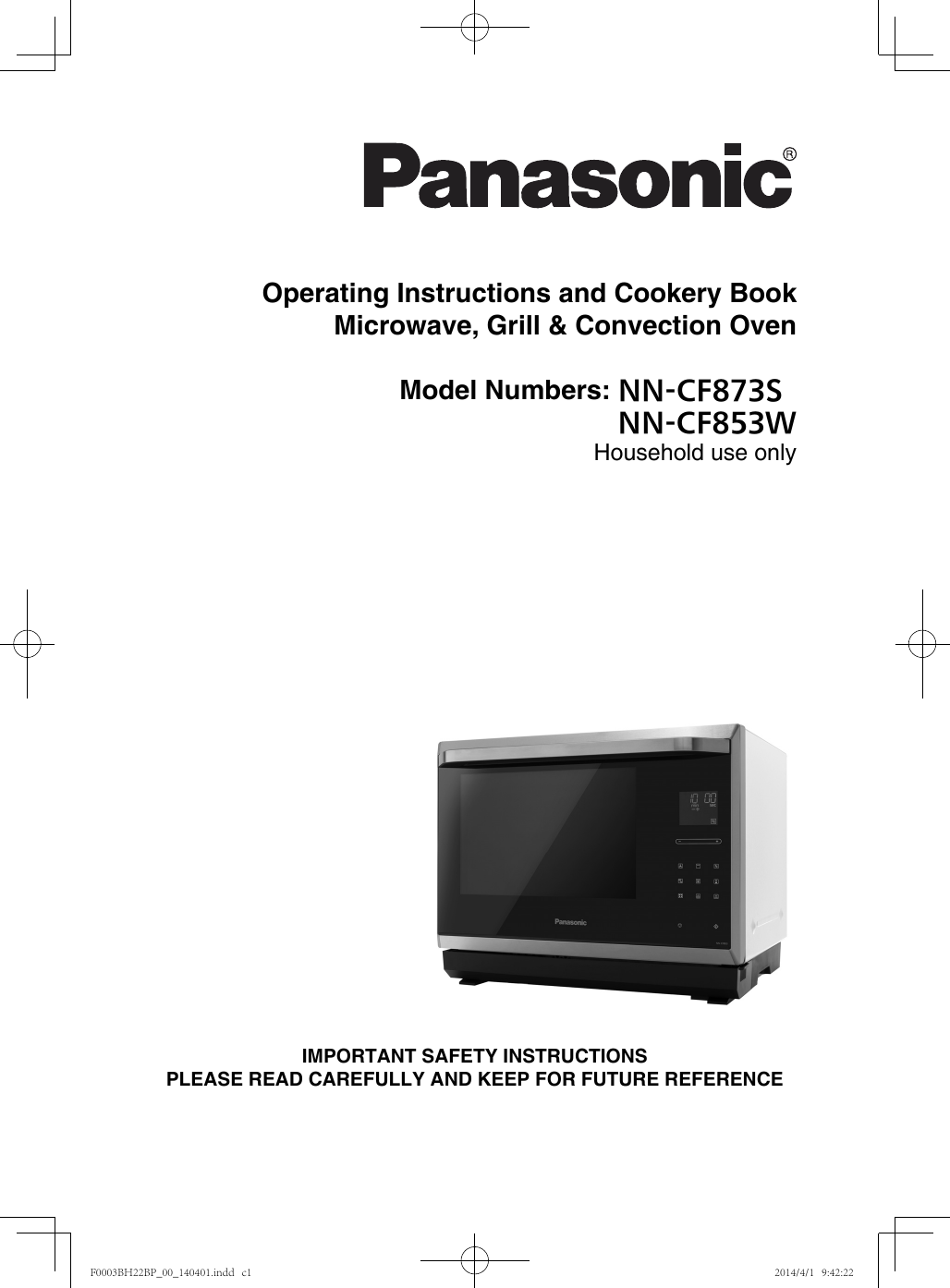 Panasonic Nncf853w Operating Instructions Manualzz Panasonic Nncf853w Operating