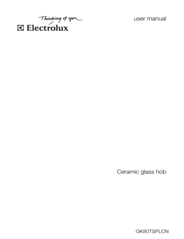 Electrolux GK80TSPLCN User Manual | Manualzz