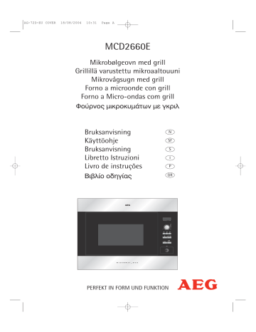 Aeg-Electrolux MCD2661E-A Manuale utente | Manualzz