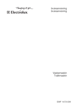 Electrolux EWF147312W Brukermanual