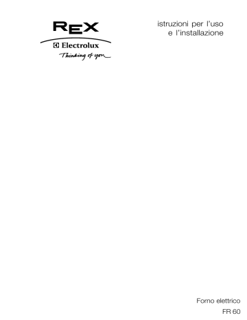 Rex-Electrolux FR 60 Manuale utente | Manualzz