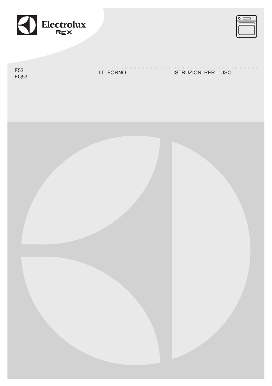 Rex-Electrolux F53N Manuale utente | Manualzz
