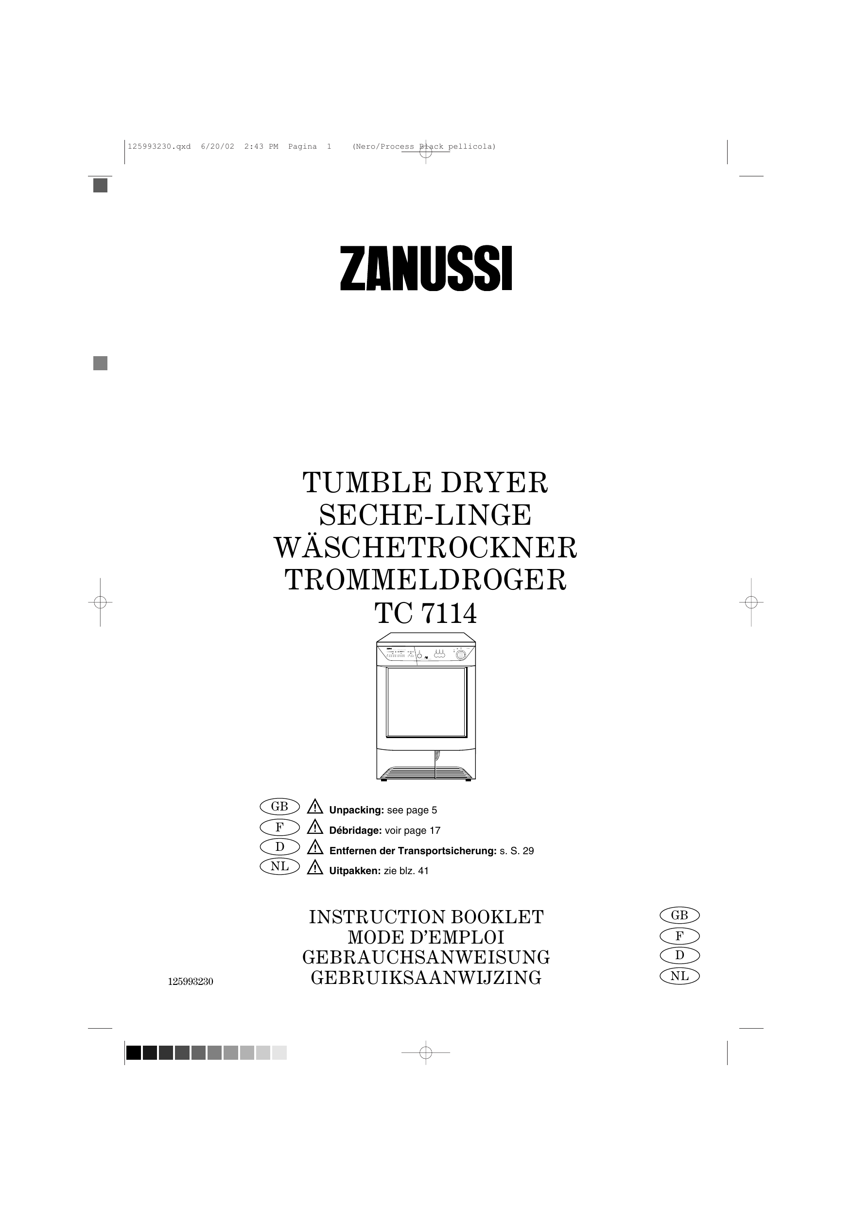 Zanussi tc7114