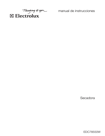 Electrolux EDC78550W Manual de usuario | Manualzz