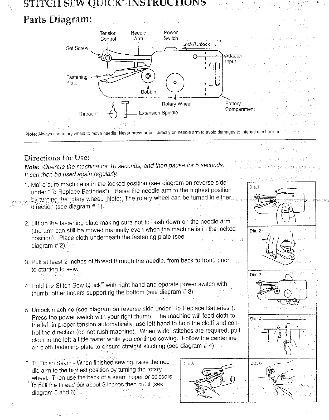 MICHLEY Handheld Sewing Machine