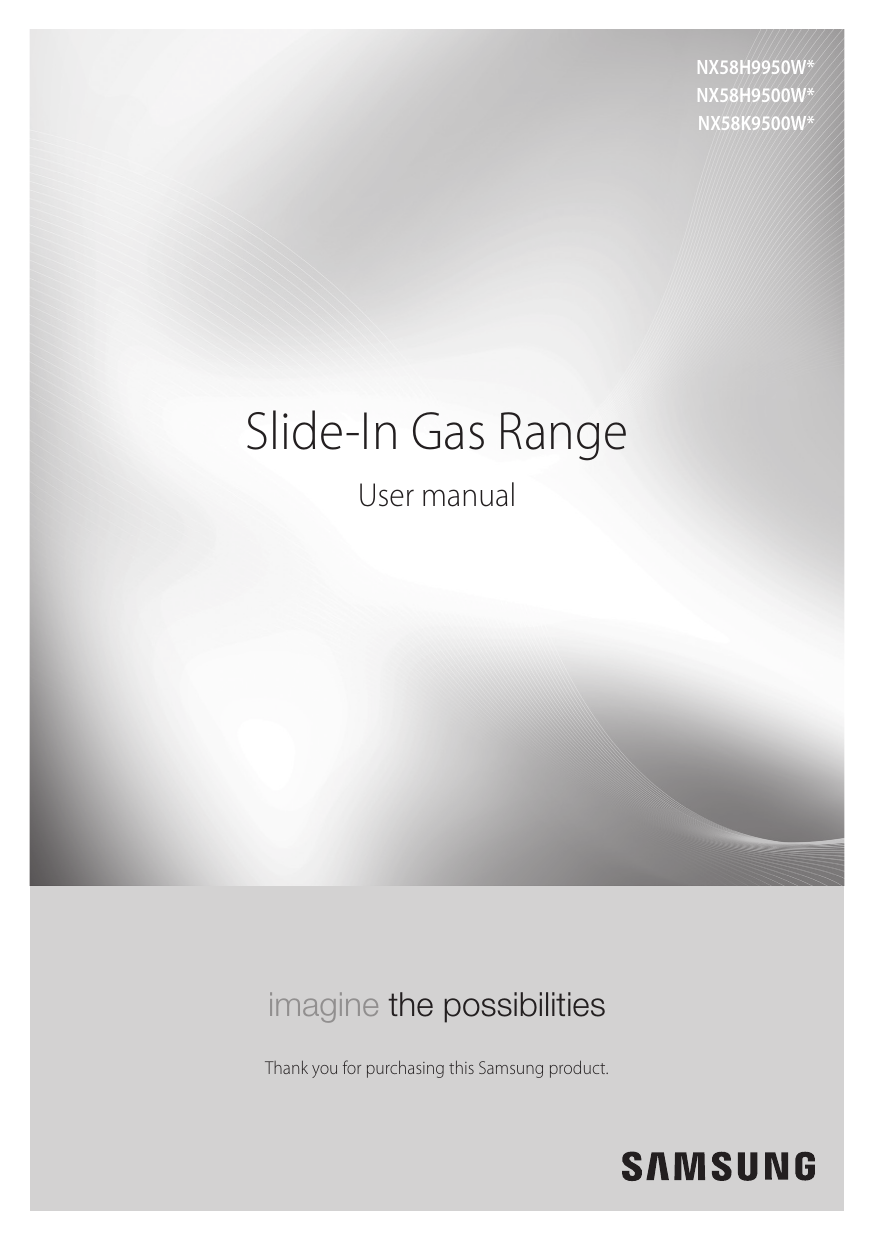 Samsung Slide In Gas Range User Manual - Samsung Smartphone Review