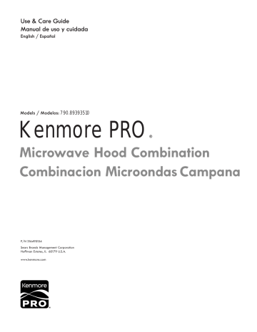 Kenmore Pro 89393 El manual del propietario | Manualzz