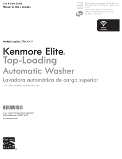 kenmore elite washer 31433