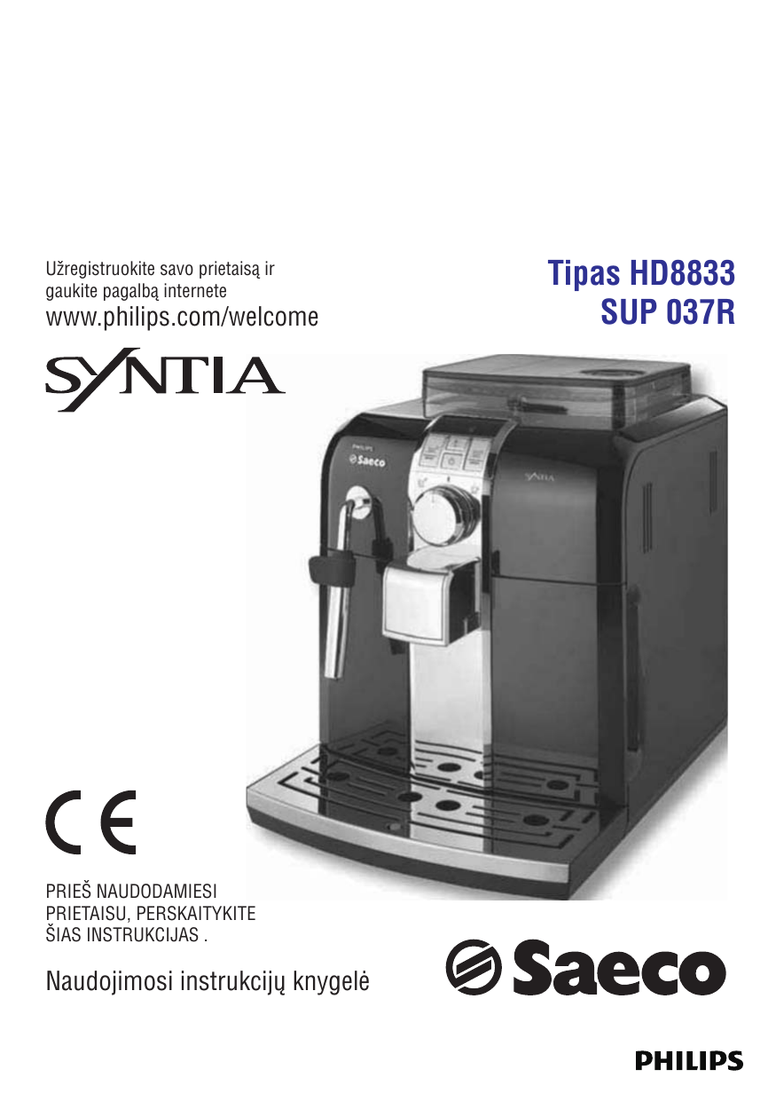 Saeco HD8833/19 Syntia Espressor super 