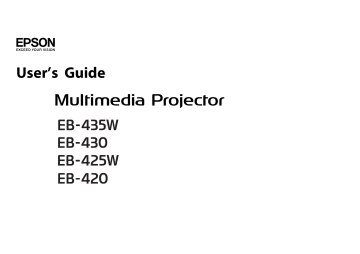 Europe EB-430 Projector User Manual | Manualzz