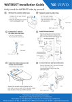 VOVO VB-4000SE STYLEMENT White Elongated Slow-Close Heated Bidet Toilet Seat Installation guide