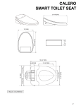 OVE Decors CALERO-STS Calero White Elongated Slow-Close Heated Bidet Toilet Seat Specification