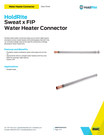 holdrite fip qfc softener corrugated