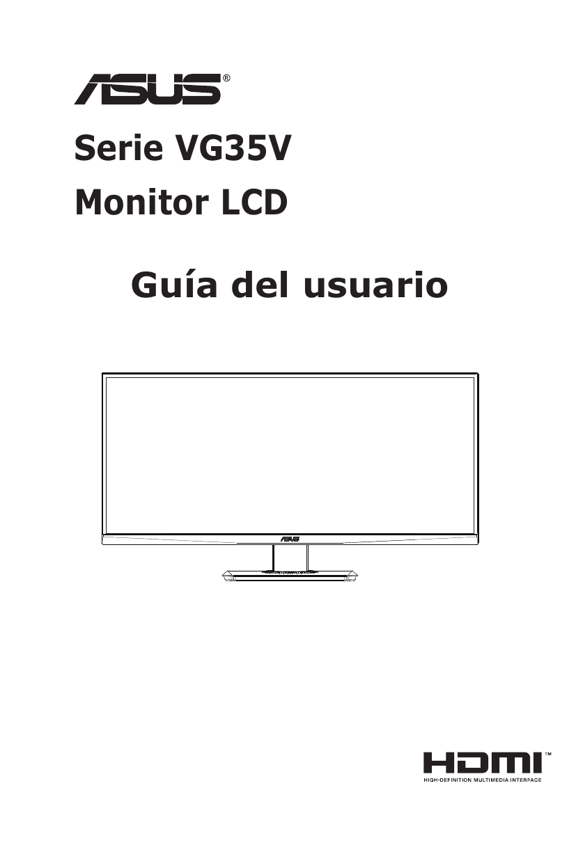 Asus TUF Gaming VG35VQ Monitor Guía del usuario | Manualzz