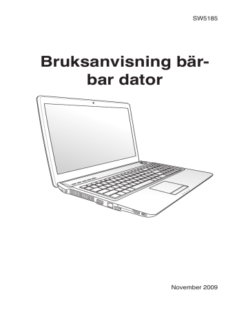Asus N61Jq Laptop Användarmanual | Manualzz