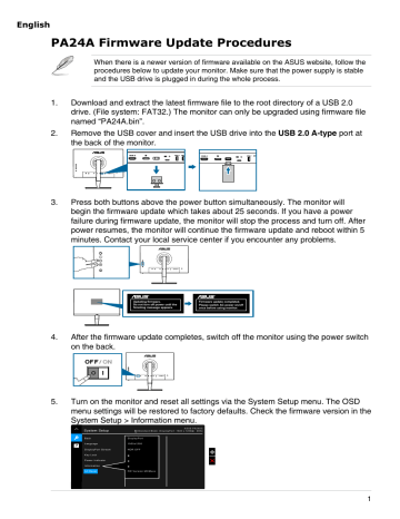 Asus Proart Display Pa24ac Monitor Manuel Du Proprietaire Manualzz
