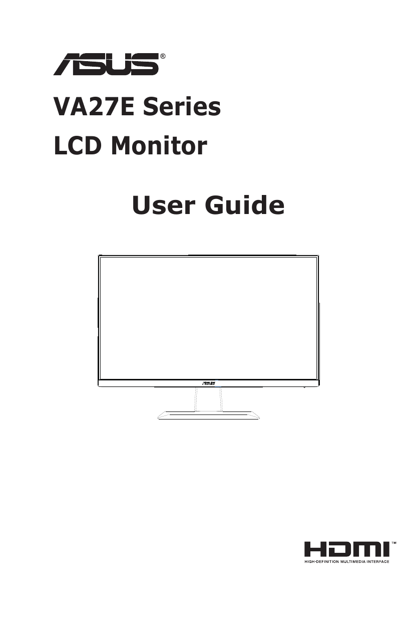 Asus VA27EHEY Monitor User Guide | Manualzz