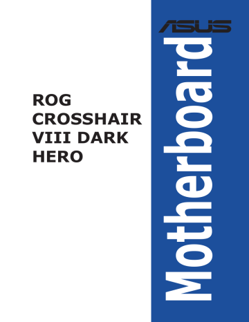 Asus Rog Crosshair Viii Dark Hero Motherboard ユーザーマニュアル Manualzz