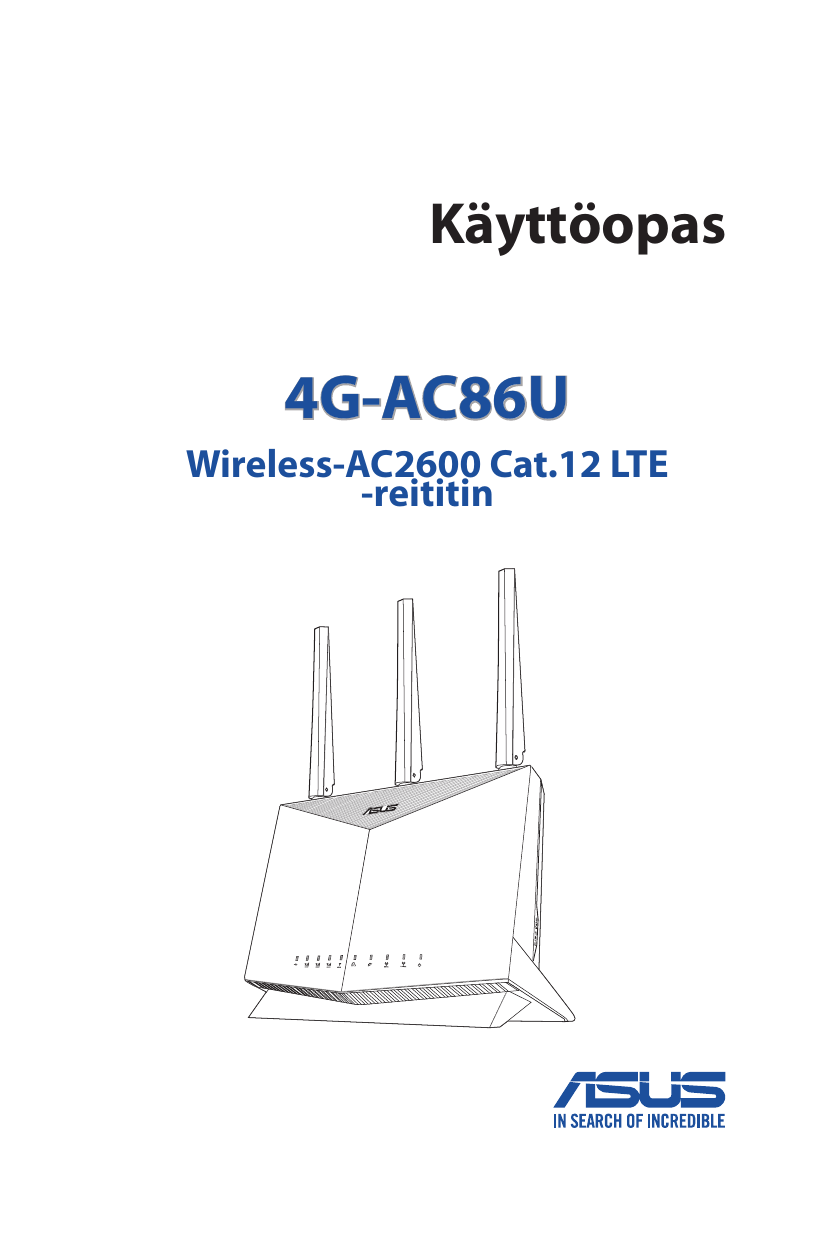 Asus 4G-AC86U 4G LTE / 3G Router User's manual | Manualzz