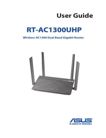 Asus RT-AC1300UHP 4G LTE / 3G Router User's manual | Manualzz