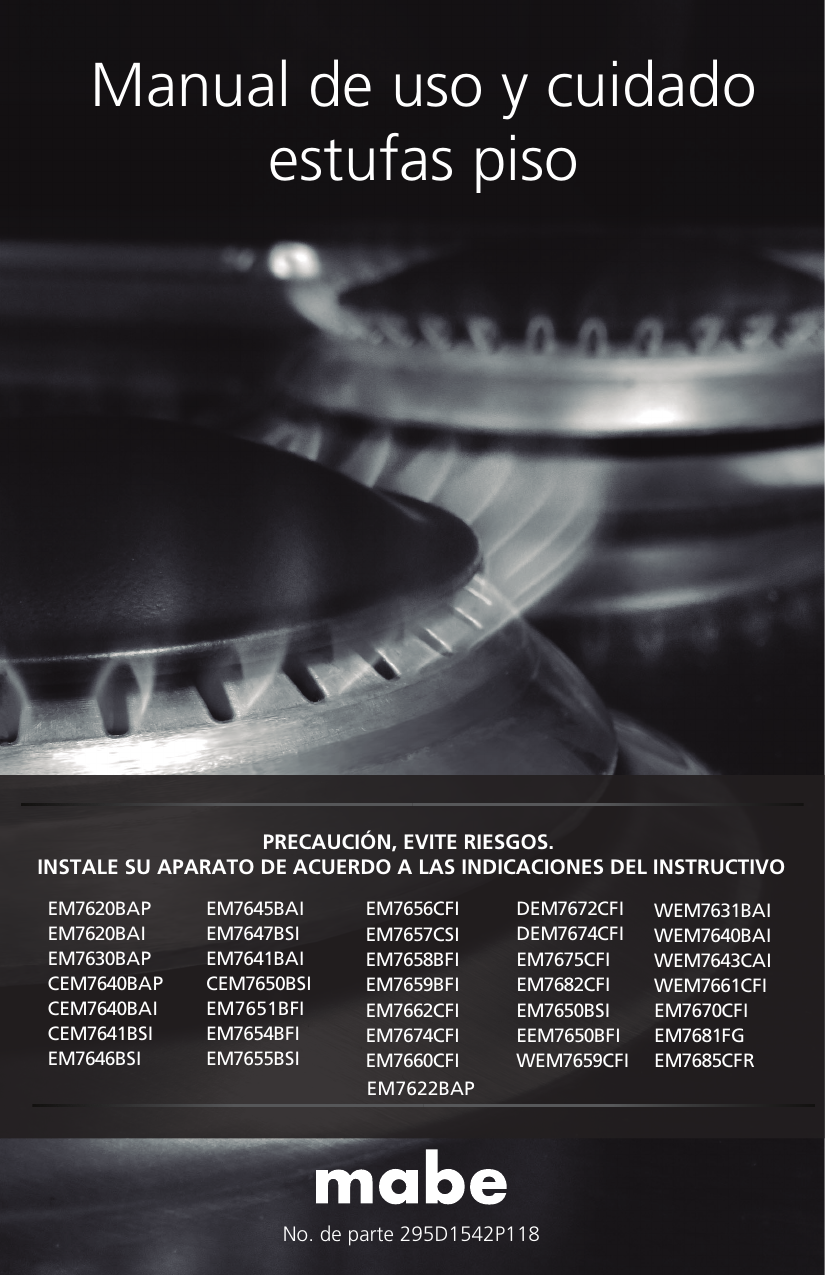 ESTUFA GAS IO MABE IO8075GETII0