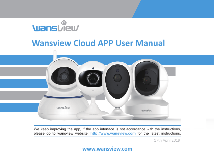 Wansview W6 - 1080P Outdoor Security Camera Manual