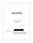 AMR MC-4231 Manual