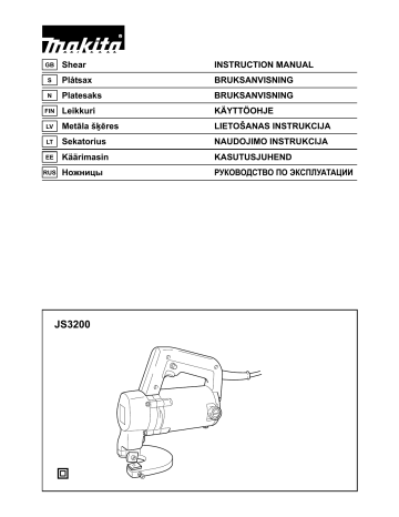 Makita JS3200 Instruction Manual | Manualzz