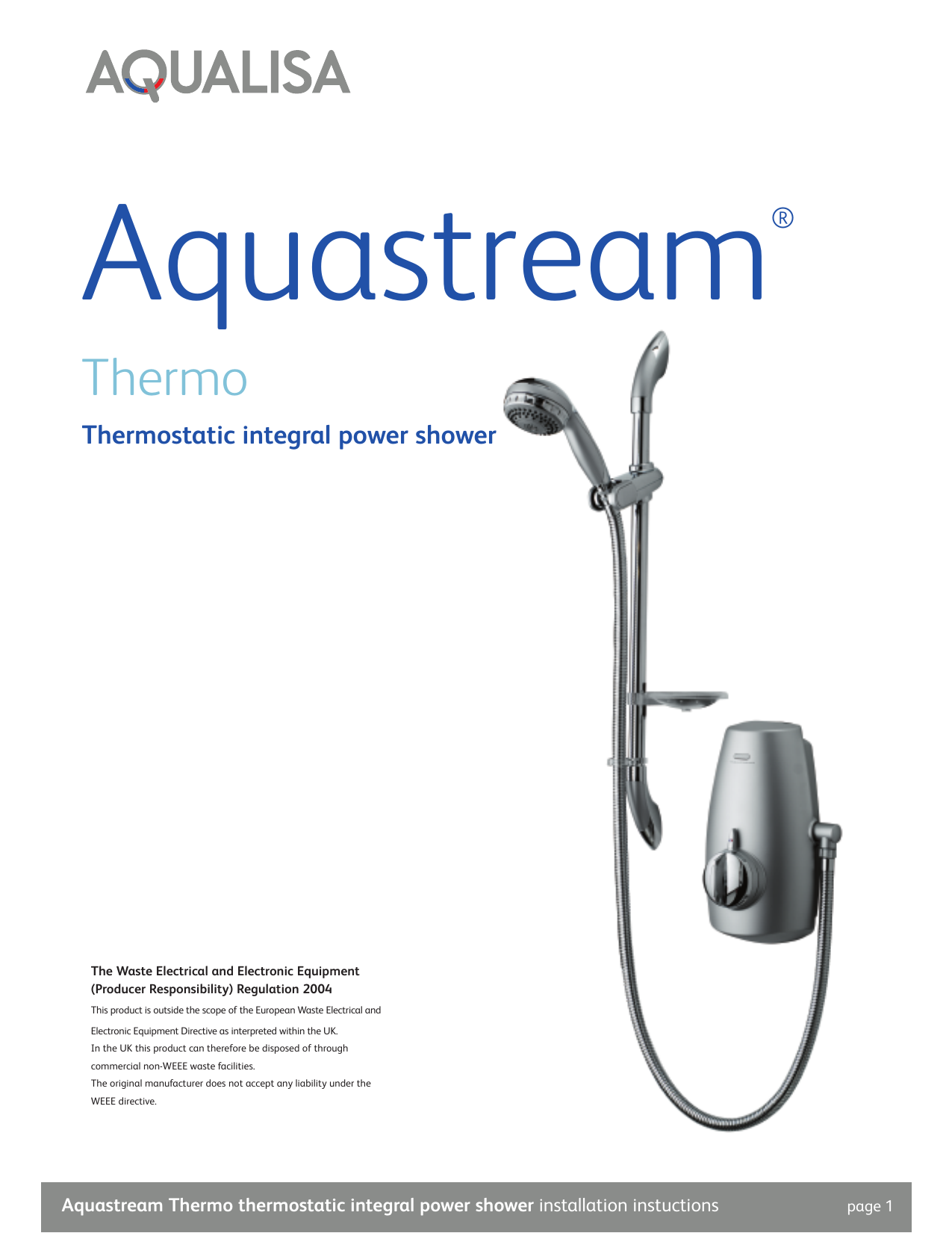 Aqualisa Aquastream Power Shower Installation | Informacionpublica.svet ...