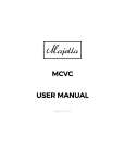 Majella MCVC User Manual