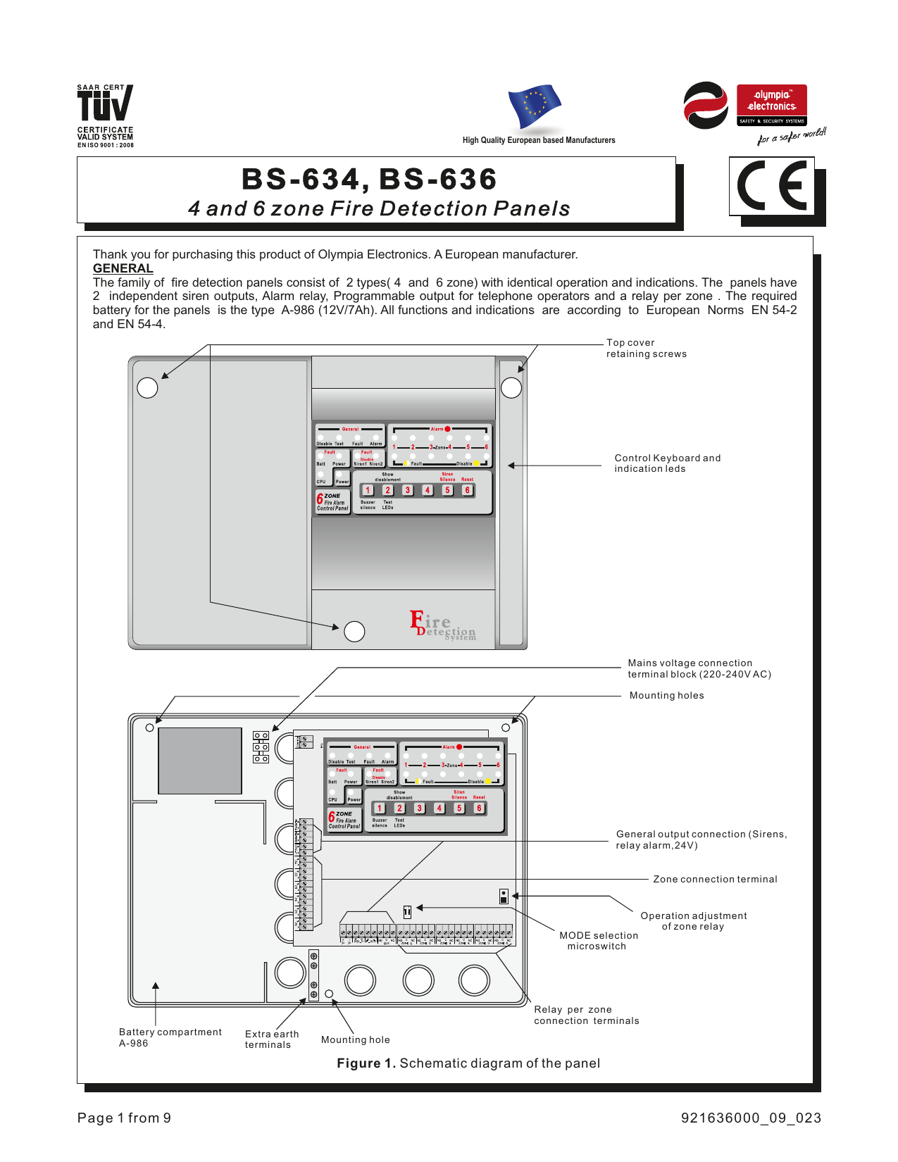 Olympia Electronics Bs 634 Bs 636 User Manual Manualzz