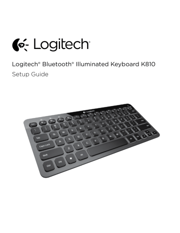 Logitech K810 Setup Manual | Manualzz