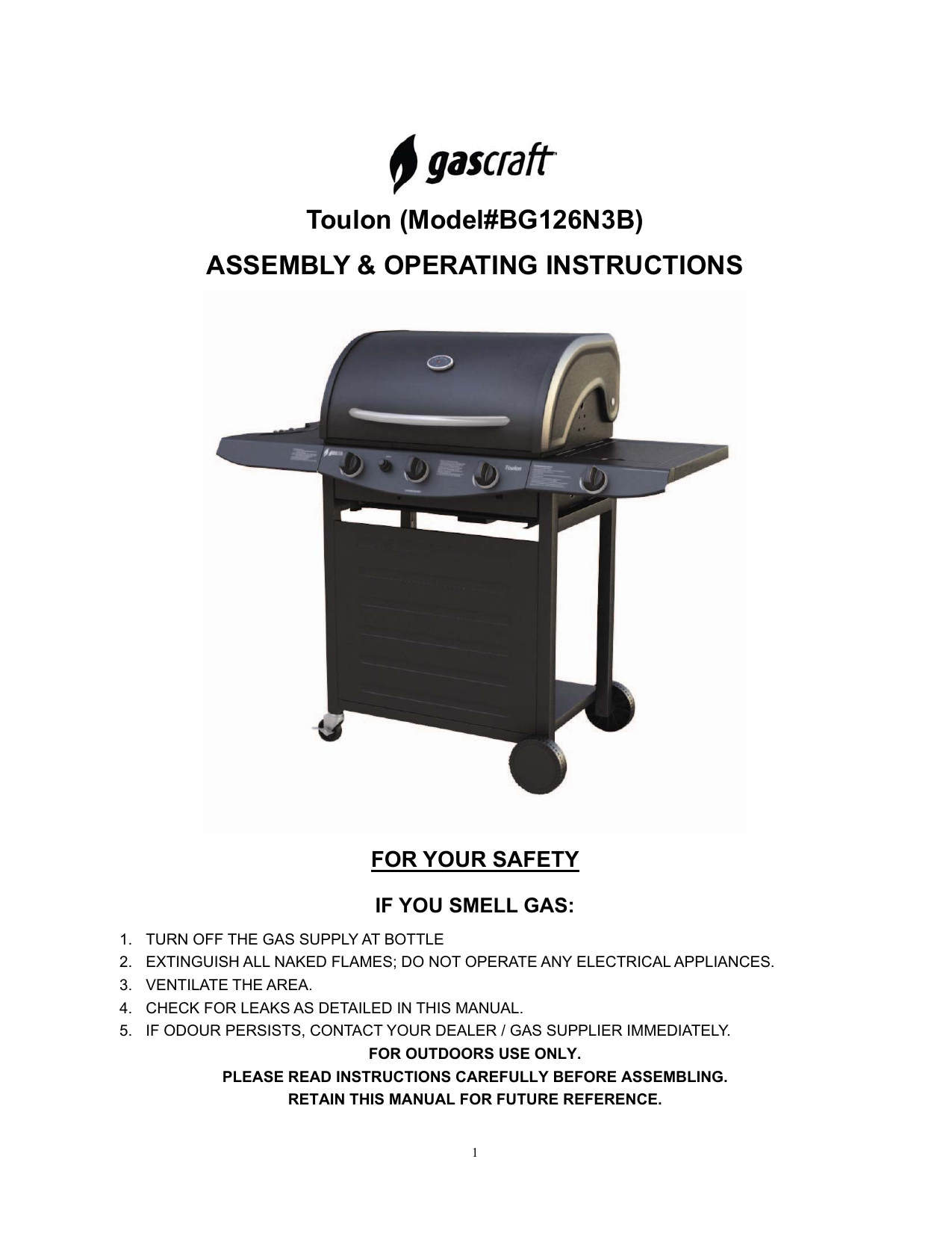 Gascraft 2024 bbq parts