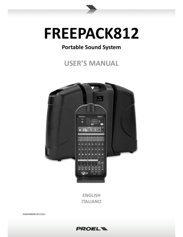 PROEL FREEPACK812 User Manual | Manualzz