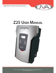 JVA Z25 User Manual