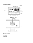 Bonrich CJ8082T Instruction Manual - Alarm Clock User Guide