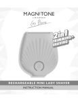 Magnitone Go Bare MINI LADY Instruction Manual