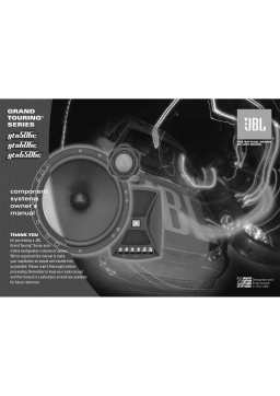 JBL gto506c Owner's Manual