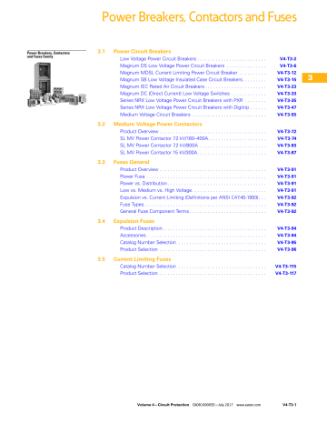 Eaton Power breakers, contactors and fuses Owner's Manual | Manualzz