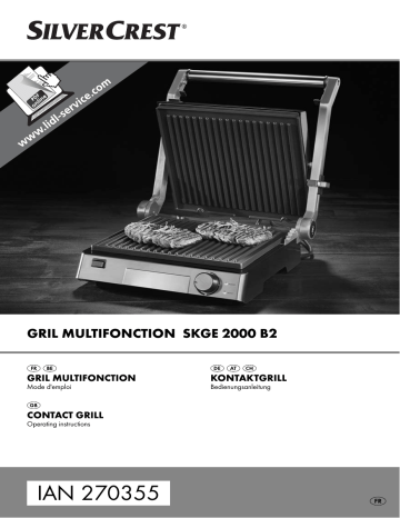 Silvercrest SKGE 2000 C3, SKGE 2000 B2 Bedienungsanleitung | Manualzz