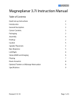 Magnepan MG 3.7 Product Manual