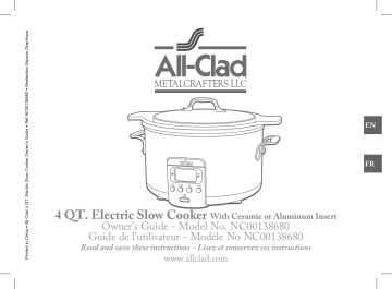 ALL-CLAD 4Qt Slow Cooker SD710851