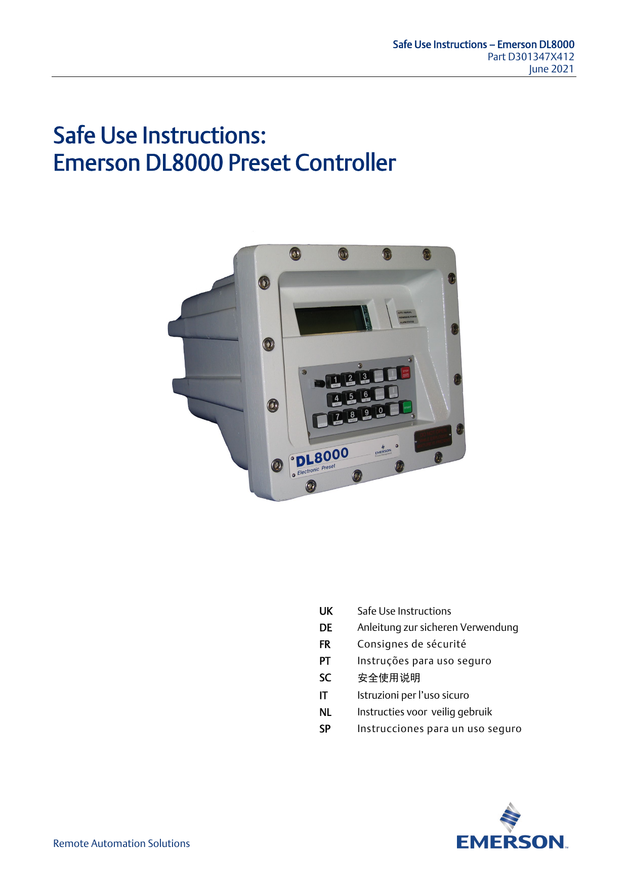 Safe instructions. L Emerson Controller manual. Инструкция the safe. Sleep safe инструкция по эксплуатации.